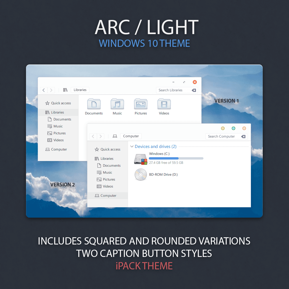 ARC Light update win10 Theme 预览图