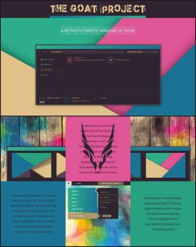 GOAT WINDOWS 10 THEME