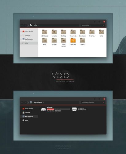 VOID WINDOWS 10 THEME