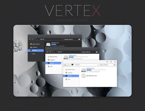 VERTEX WINDOWS 10 THEME