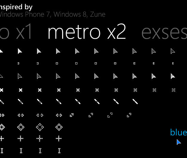 Metro_x2 鼠标指针